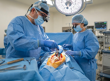 Knee replacement surgery
